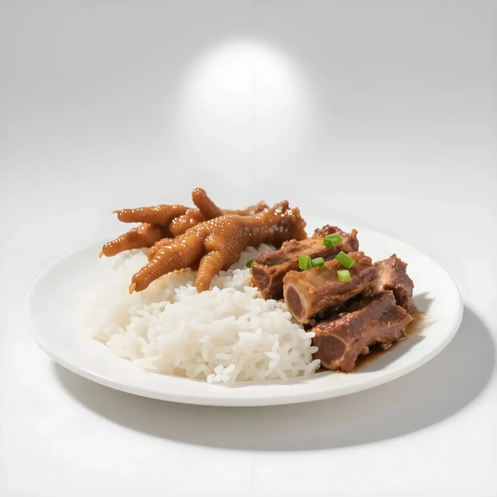 鳳爪排骨飯